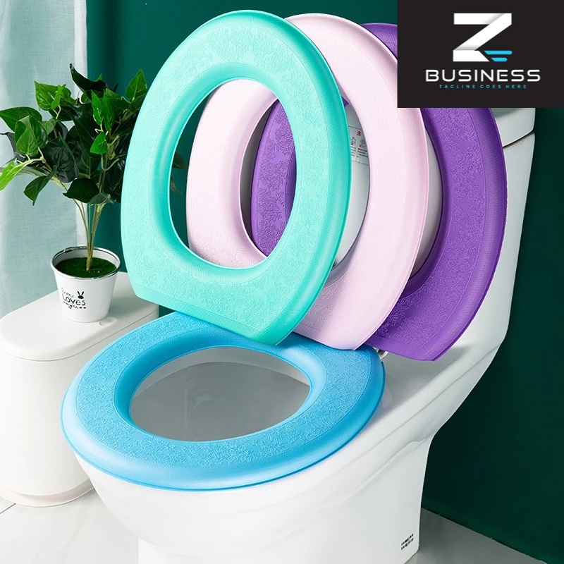 Zshope Waterproof Soft Toilet Seat Cover/EVA Adhesive Bathroom