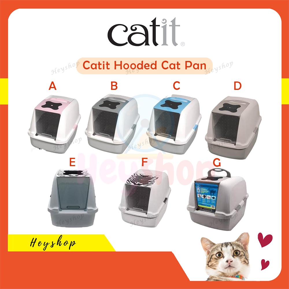 Catit Jumbo / Hooded Cat Pan / Litter Box w/ Cover / Cat Toilet / Bekas