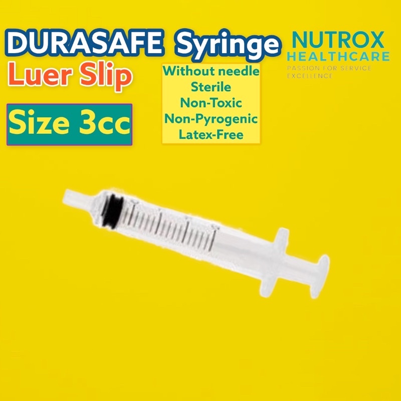 Durasafe Luer Slip Syringe Piece Picagari Tanpa Jarum Ml Ml