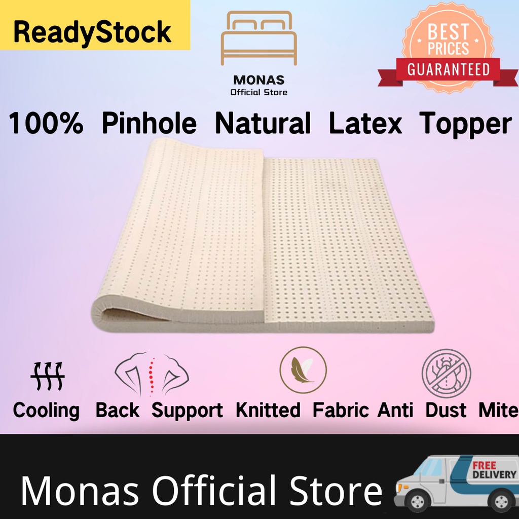 100% Natural Latex Mattress Topper / Latex Topper / Latex Mattress ...