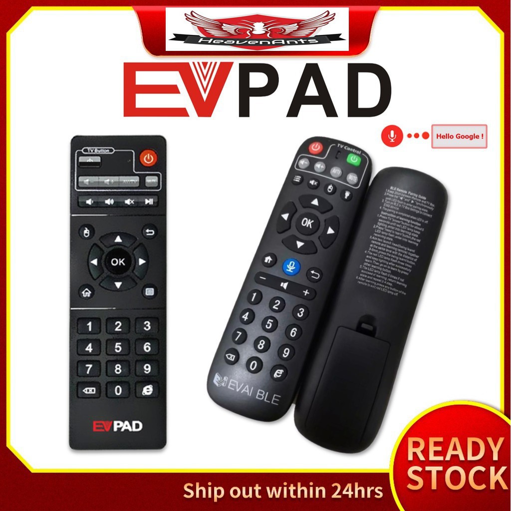 EVPAD Gen5 Evai BLE Voice Remote Controller 100% Original 5.0 | Shopee ...