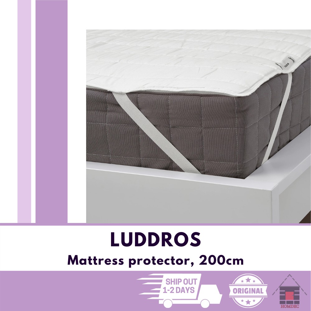 LUDDROS mattress protector, Queen - IKEA