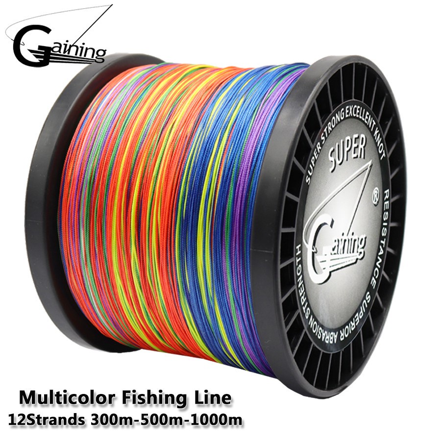 CAIN Braided Lines Tali Pancing X12 Fishing Line 12 Strands