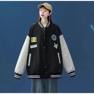 jacket woman 外套休闲外套女春秋潮设计感小众2022炸街高级棒球衣服4.8