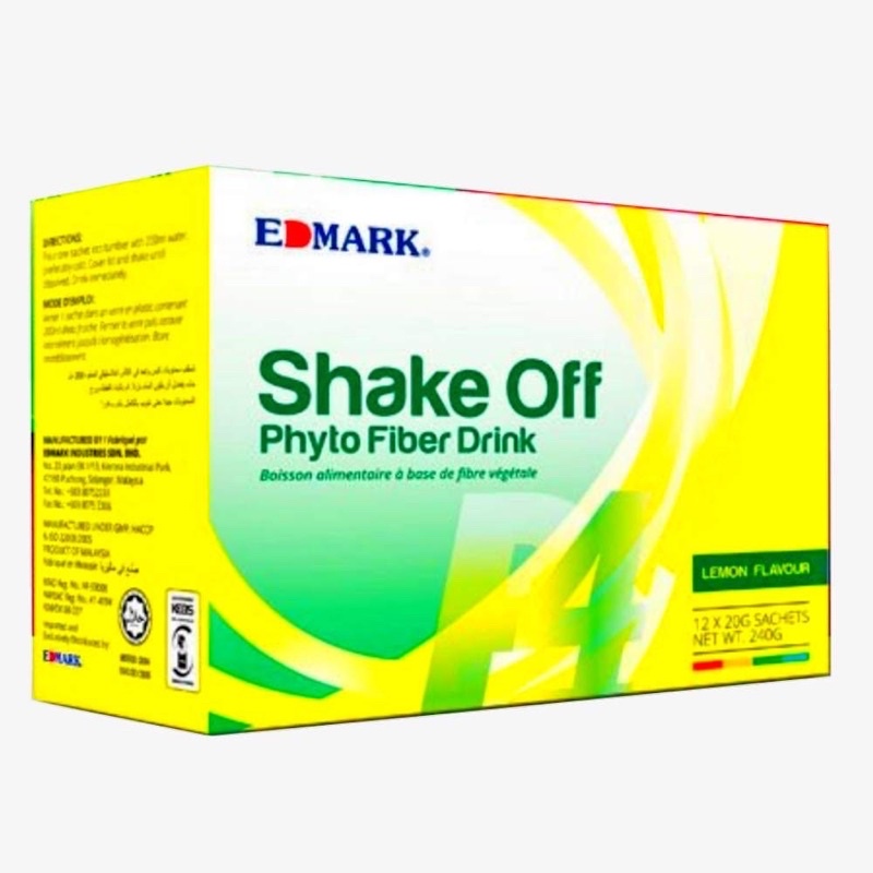 Edmark Shake Off Phyto Fiber Drink ( Lemon ) | Shopee Malaysia