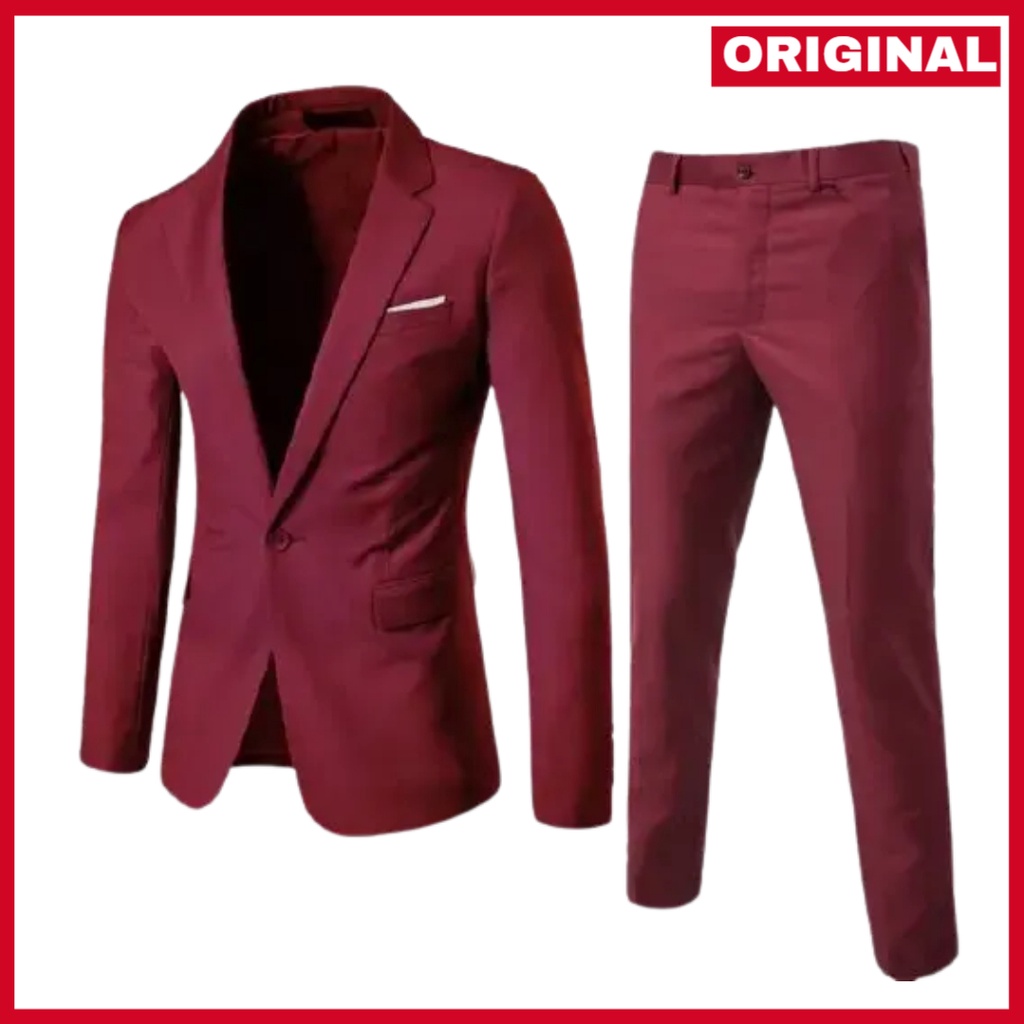 PRIA Set Of JAS Pre 2IN1 JAS Men And FORMAL Men Pants | Shopee Malaysia