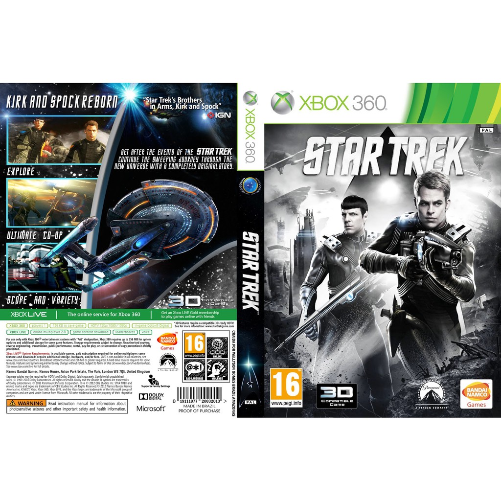 Star trek deals game xbox 360