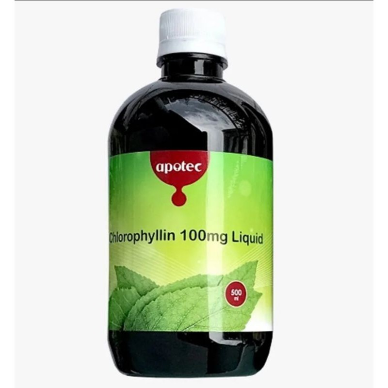 Apotec Chlorophyll Chlorophyllin Liquid (500ml) [EXP 10/2024] Shopee