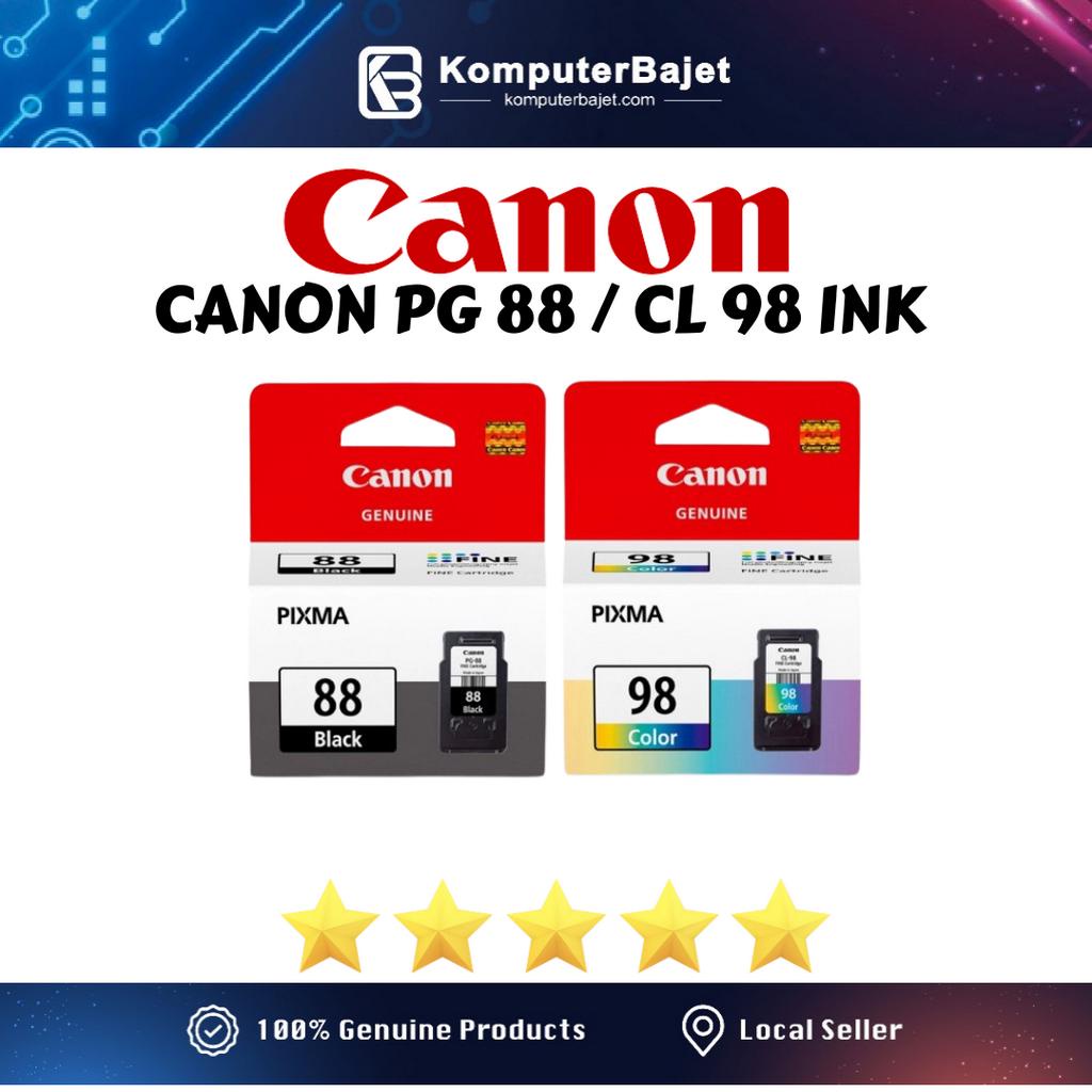CANON PG 88 / CL 98 BLACK COLOUR INK CARTRIDGE [100% ORIGINAL] PG 88 ...