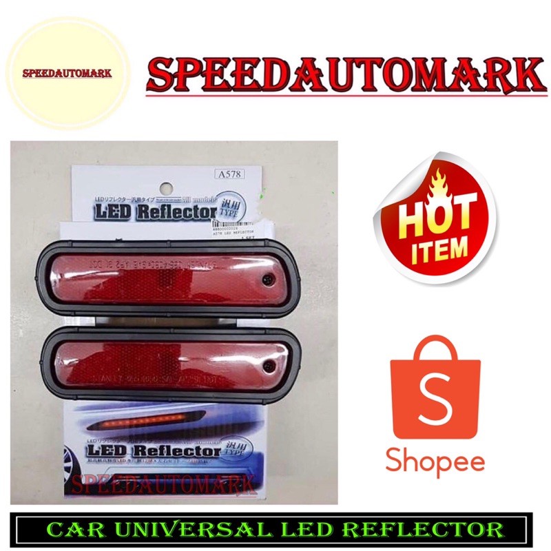 Car Universal Led Reflector | Shopee Malaysia