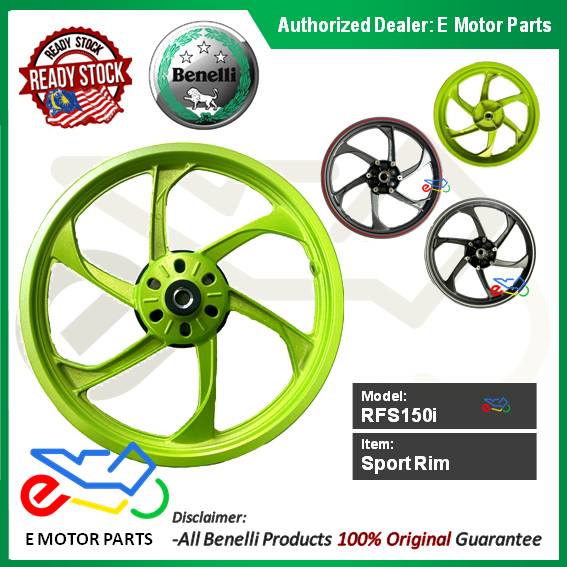 RFS150I SPORT RIM CAST WHEEL RFS WHEELS FRONT REAR DEPAN BELAKANG ...