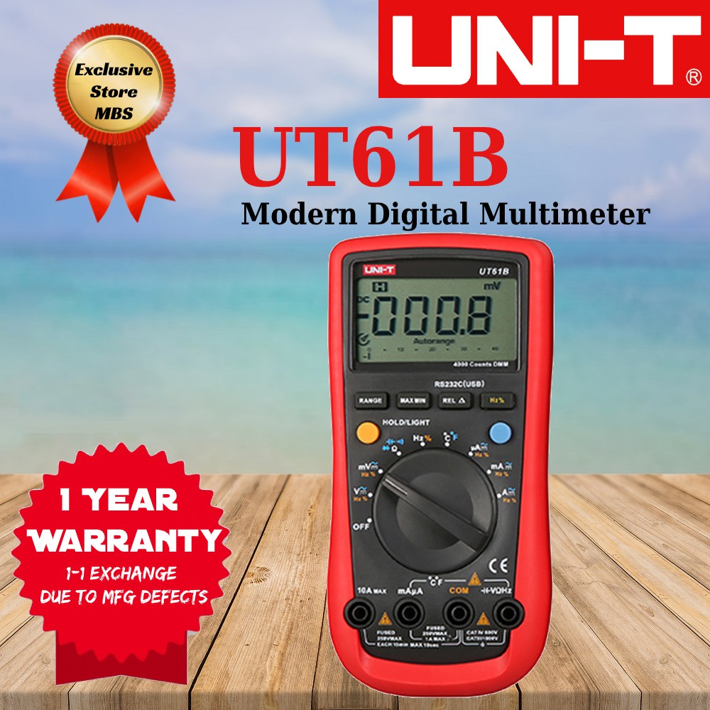 UNI-T UT61B Modern Digital Multimeter | Shopee Malaysia