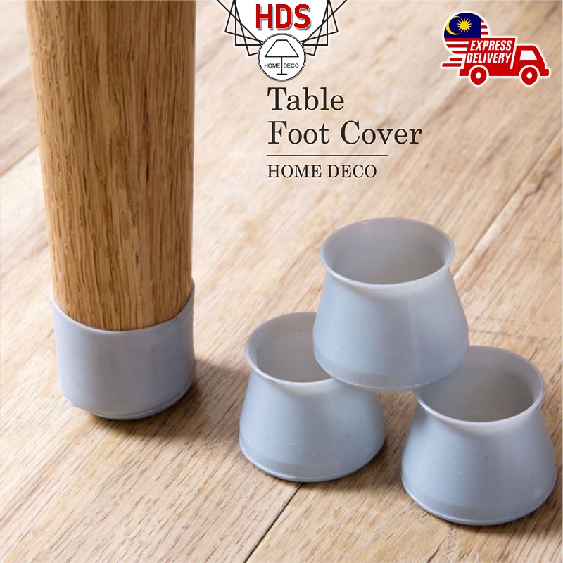 HDS 4 Pcs Silicone Table Chair Leg Foot Cover ️ Table Foot Cushion ...