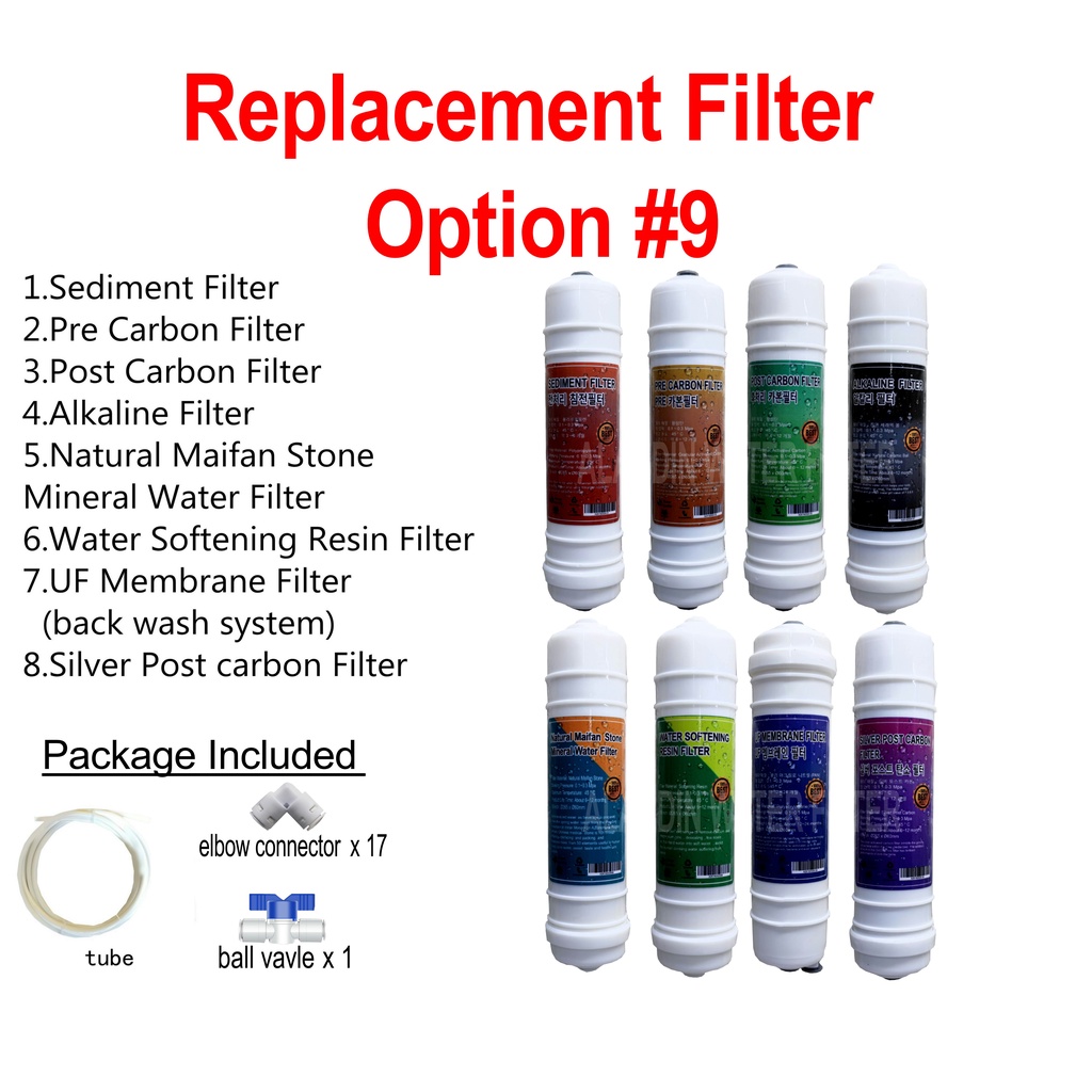KoreaTech Water Filtration/ Standing Water filter/Economi pack (option