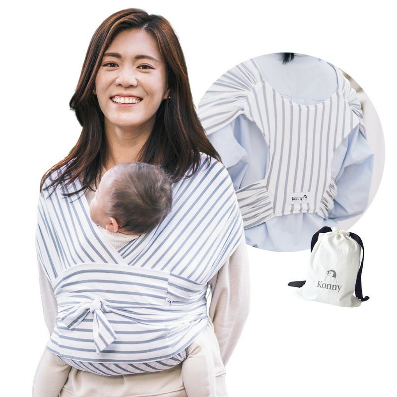 Konny Baby Carrier Elastech™ - Pattern, Hassle-Free Baby Wrap Carriers, Ultra-Lightweight Baby Sling