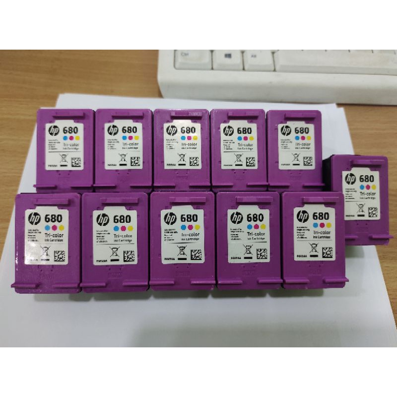Empty ink cartridge HP680 (NO INK)(USED) | Shopee Malaysia