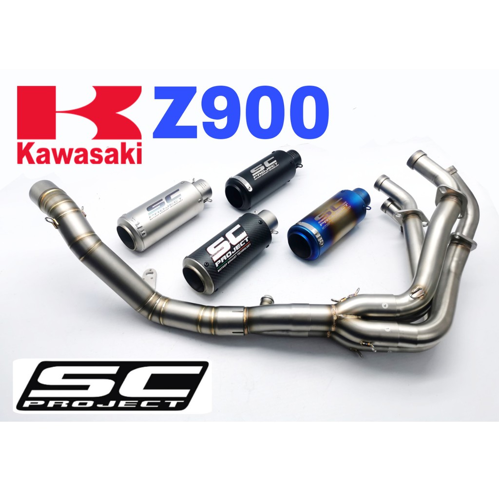 SC Project Exhaust Kawasaki Z900 Full System Piping Manifold Stainless