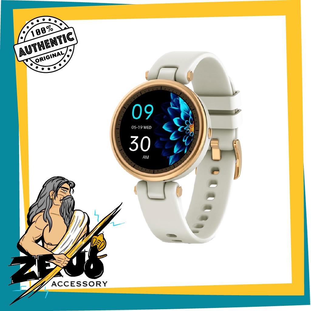 New Fashion Lady Smart Watch Small GPS Smart Watch with Touch Screen and Patterned Lens Shopee