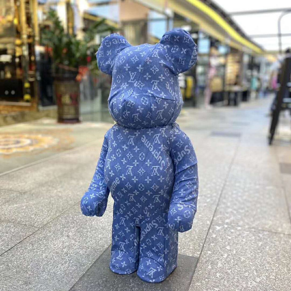 BEARBRICK X SUPREME X LV stickers, Everything Else on Carousell