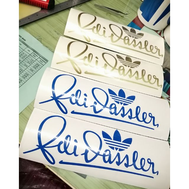 Sticker cutting glossy ADIDAS 