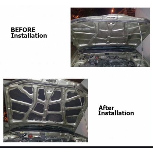 CARFIT High Quality Precut Deadening Car Sound Proof Reduce Heat & Sound (1 set) EASY