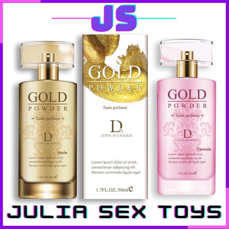 Gold Powder Pheromone Sex Perfume Lure Him Pewangi Sex Untuk Menggoda