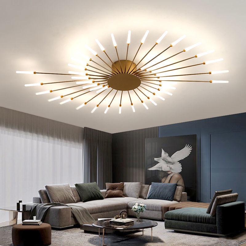 Multi-head LED Chandelier Ceiling Light Living Room nordic chandelier ...