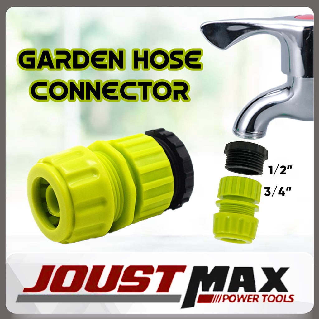 PVC GARDEN HOSE CONNECTOR 1 1/2" 3/4" FEMALE THREAD FAUCET TAP ADAPTER