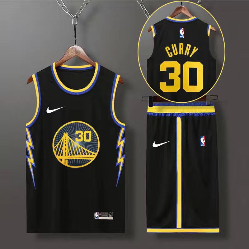 Men's Nike Stephen Curry Royal Golden State Warriors Authentic Jersey - Icon Edition