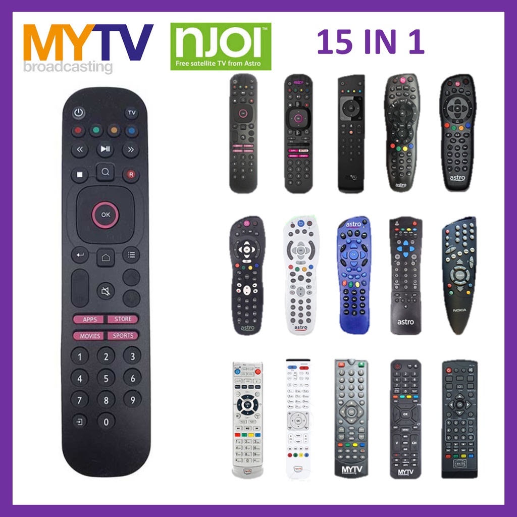 Compatible with astro Satellite MYTV Happy TV Replacement Remote ...