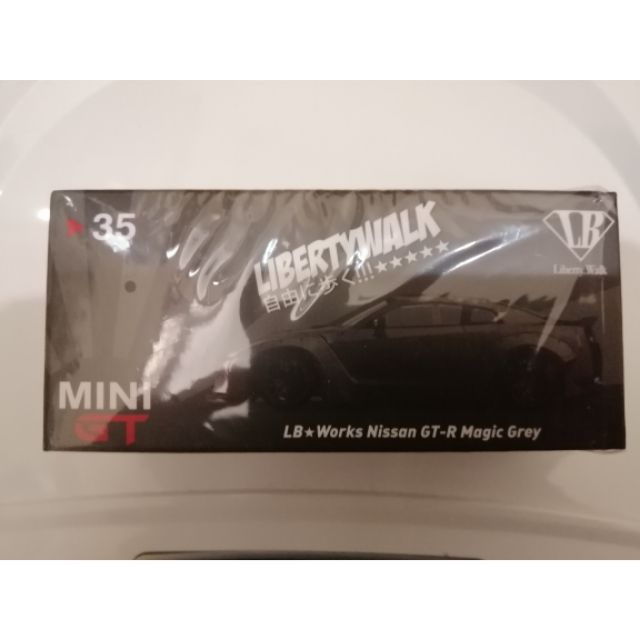 Minigt LB works Nissan Skyline GTR R35. No 35. Color magic grey. Box ...