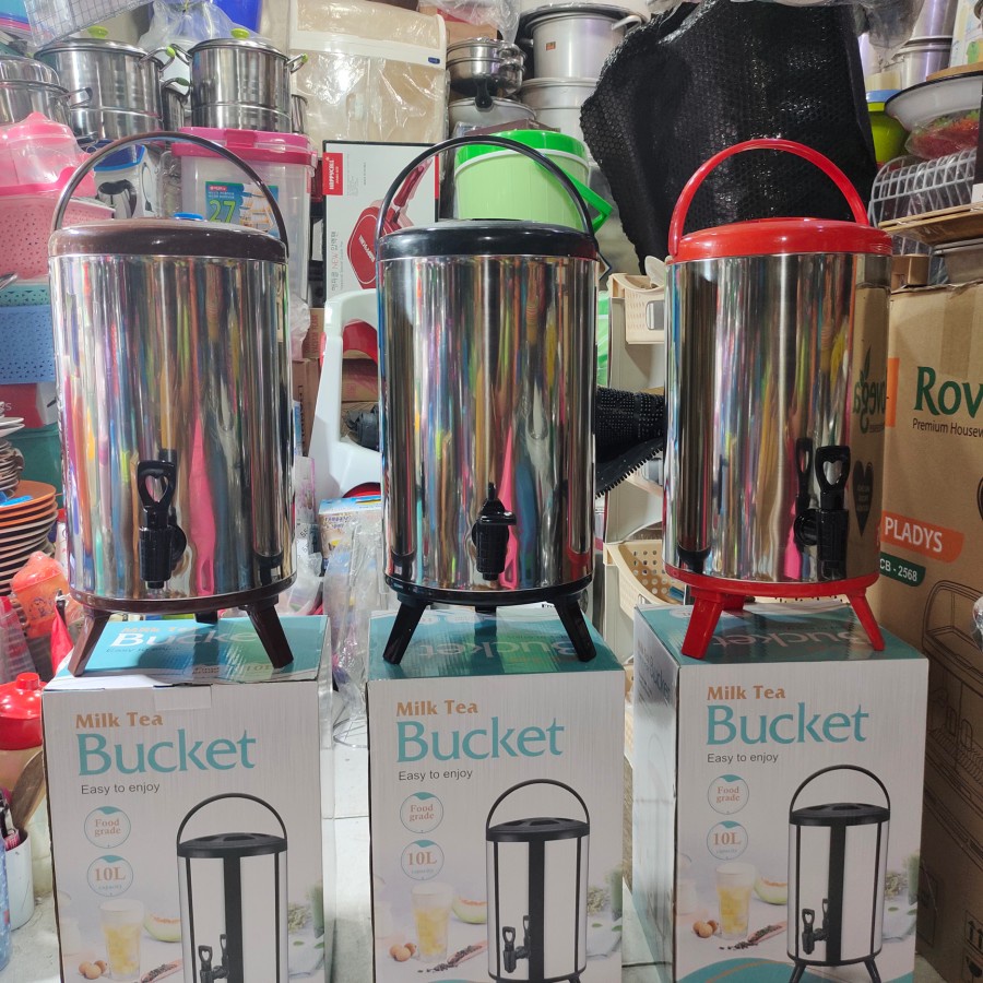 TERMOS Milk TEA BUCKET 10l Thermos MILK TEA | Shopee Malaysia