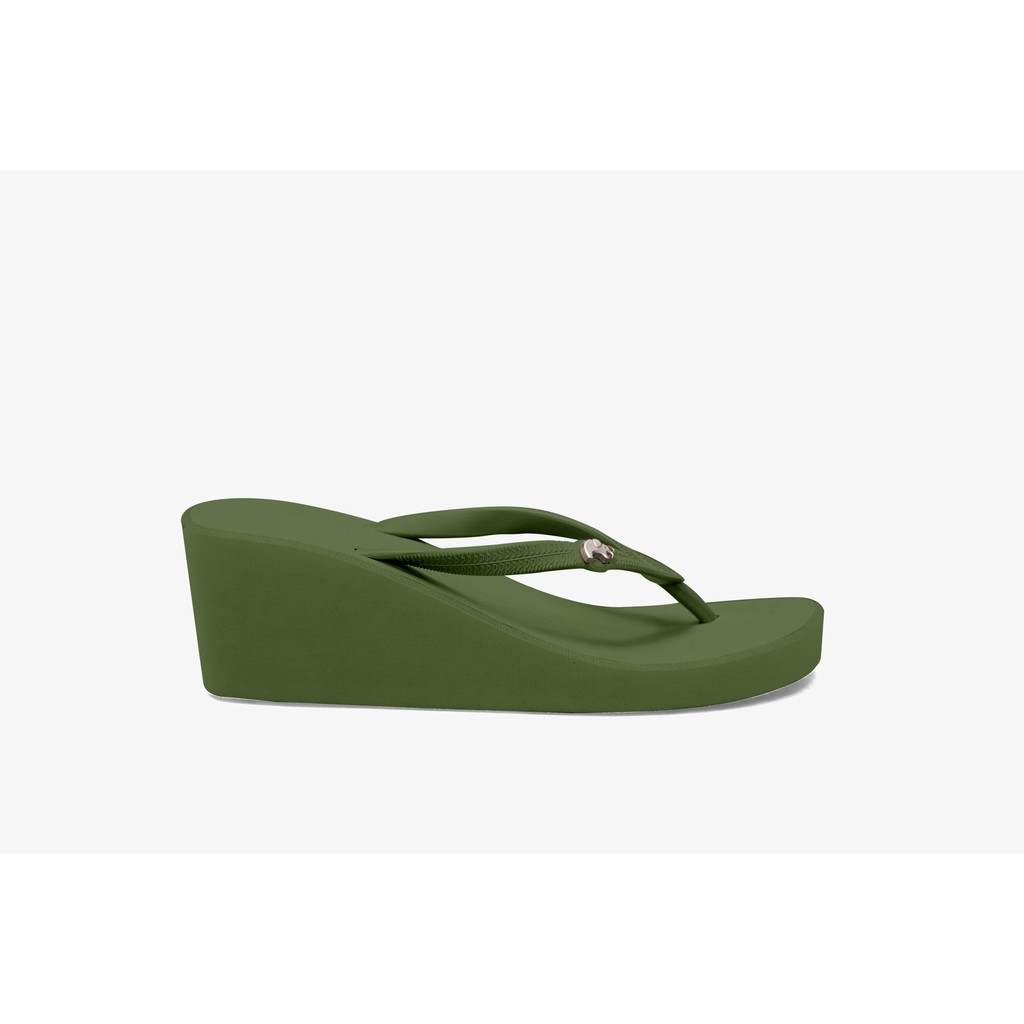 Fipper wedges 5CM GREEN ARMY Sandals wedges For Women Shopee Malaysia
