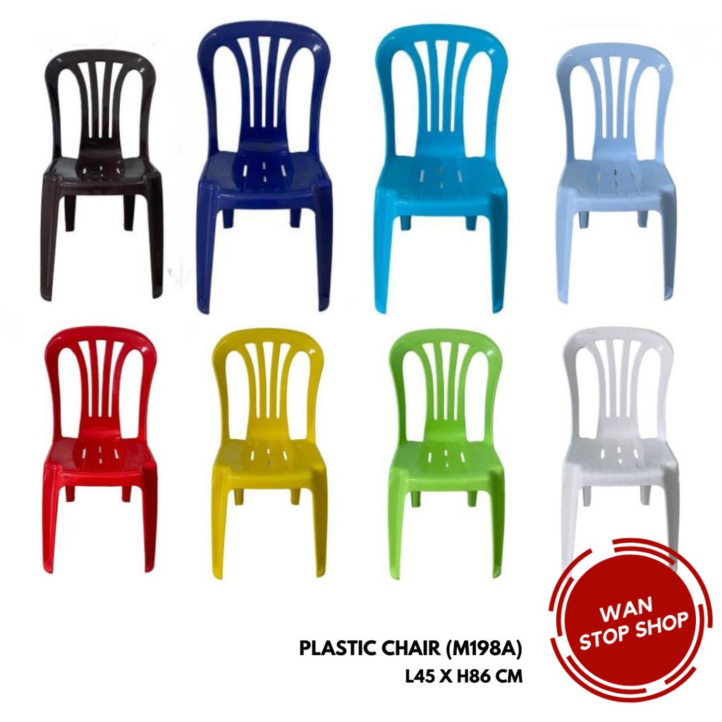 Plastic Chair 3 Years Warranty Kerusi Plastik Dining Chair Cafe Chair