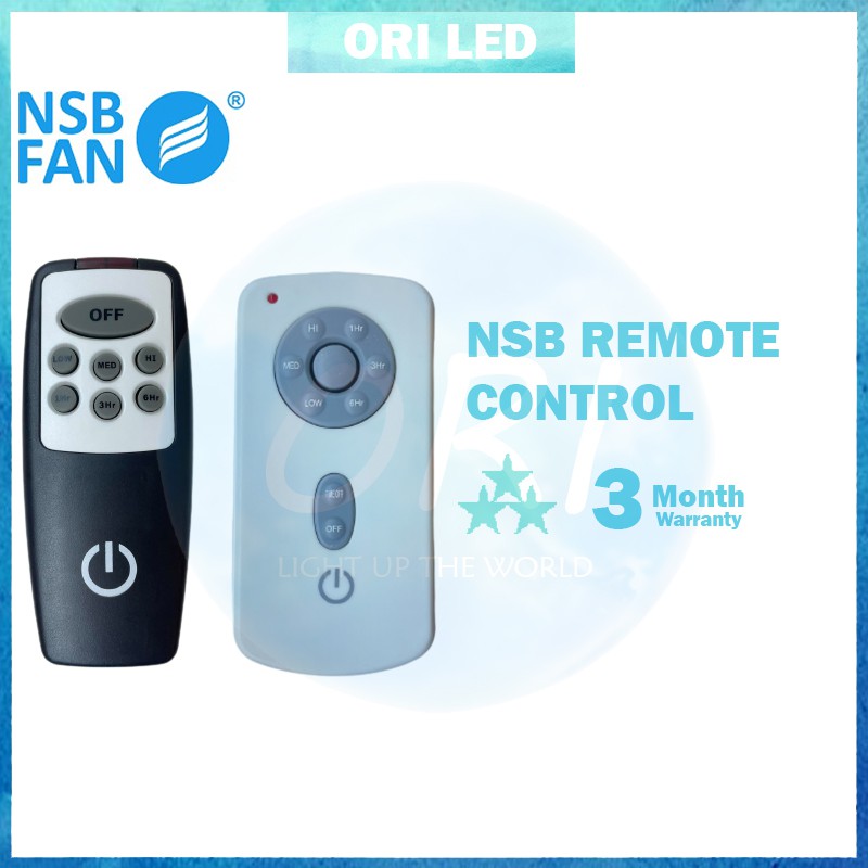 Nsb Ceiling Fan Remote Control Ori LED Shopee Malaysia