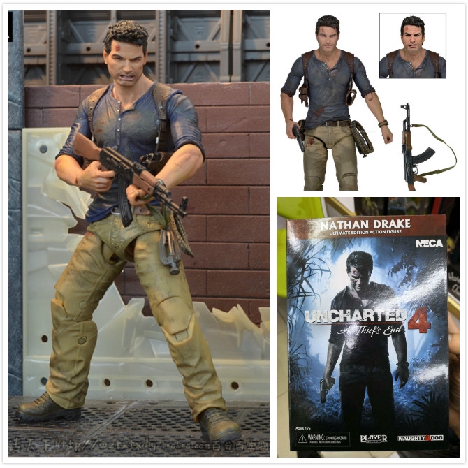 NECA Uncharted 4 A thief's end NATHAN DRAKE Ultimate Edition PVC