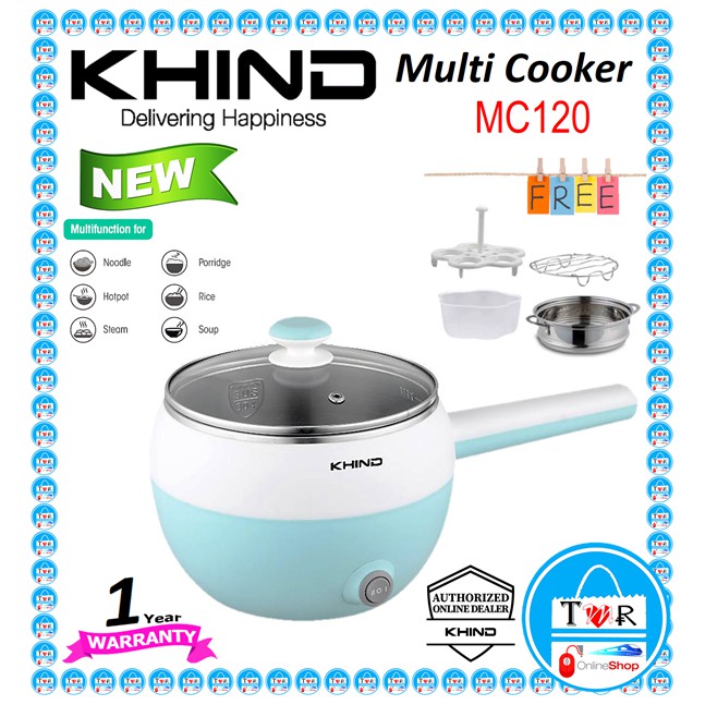 Khind multi best sale cooker mc12s