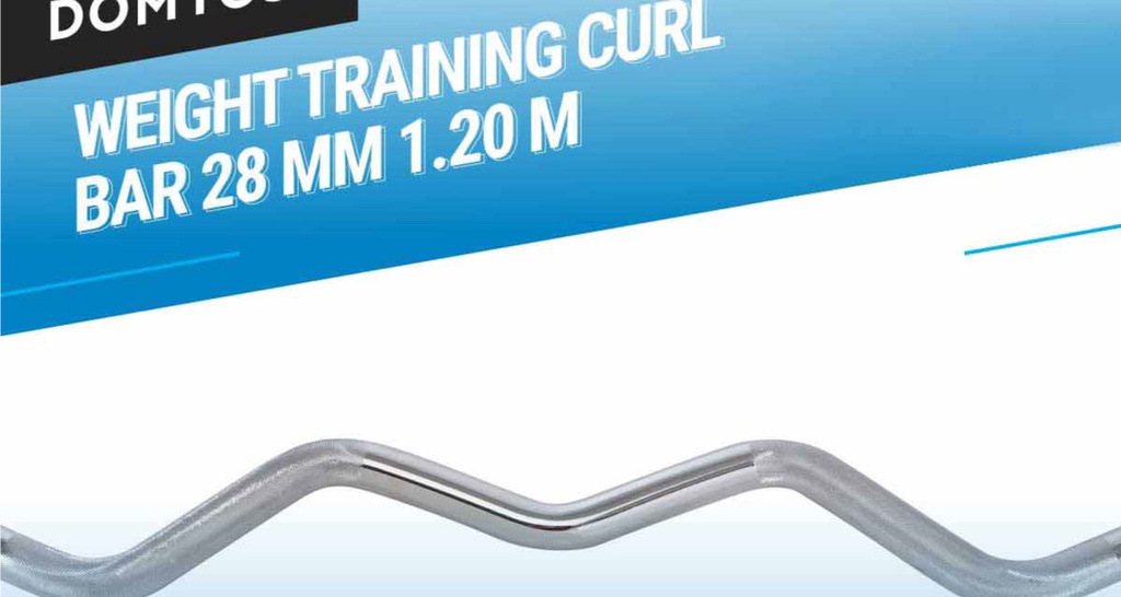 Decathlon Fitness Bodybuilding Gym Curl Bar 5 years warranty Domyos Shopee Malaysia
