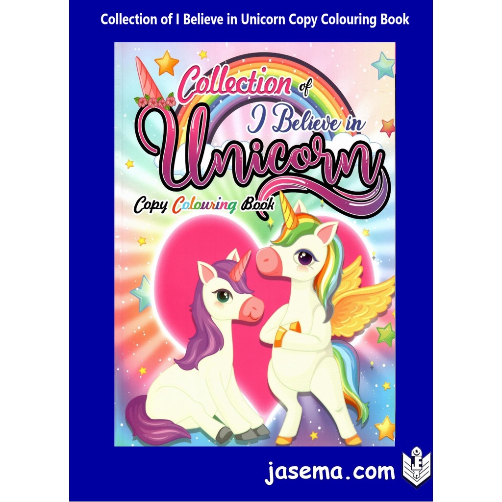 Collection of I Believe in Unicorn Copy Colouring Book | Shopee Malaysia