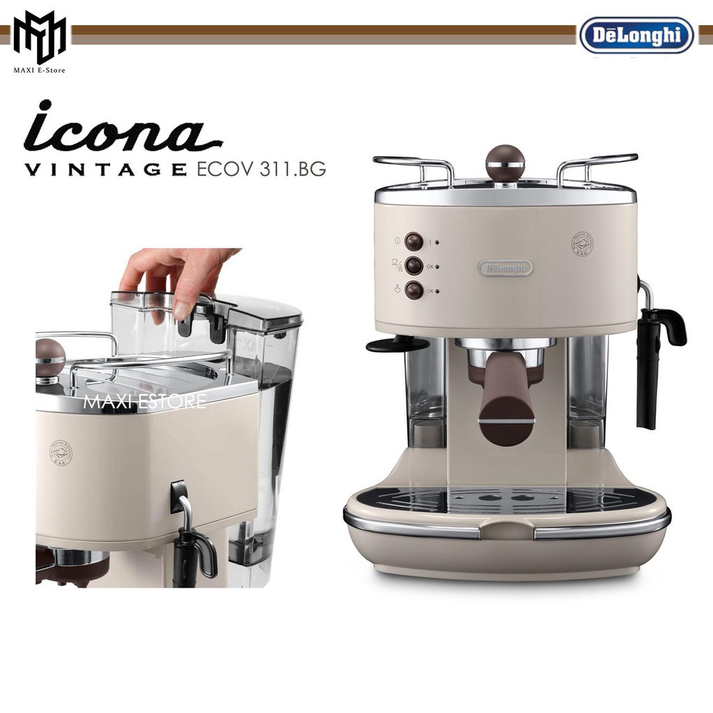 Delonghi ECOV311BG Icona Vintage Espresso Coffee Maker ECOV311