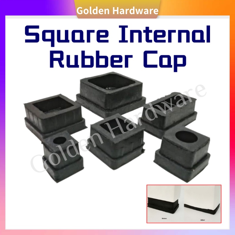 1 Pcs - Square /Rectangle Shape Internal Rubber Cap / Penutup Getah ...