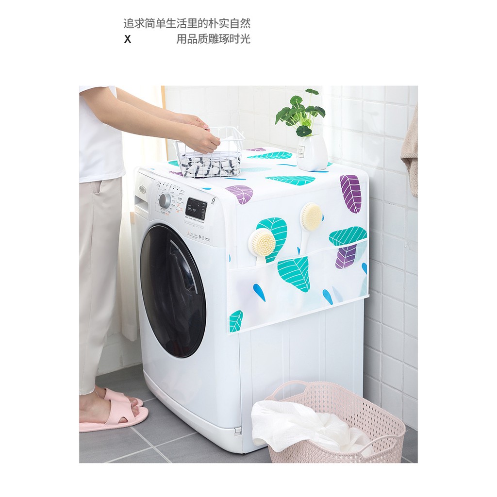 Washing Machine Dust Cover Clamshell Drum Washing Machine Waterproof Dust  Cover Towel Home Laundry Accessories