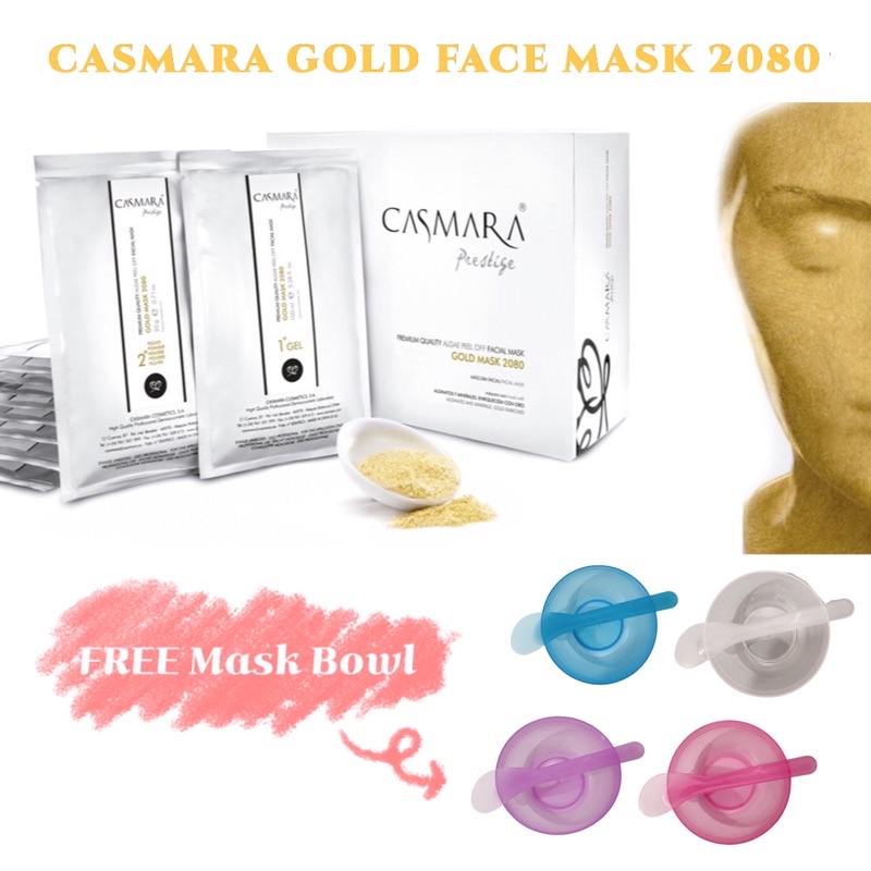 Casmara Gold Face Mask 2080 Algae Peel-Off Revitalizing and