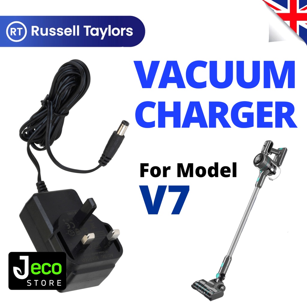 Russell Taylors Cordless Vacuum Charger Battery Charging Adapter for V5 ...