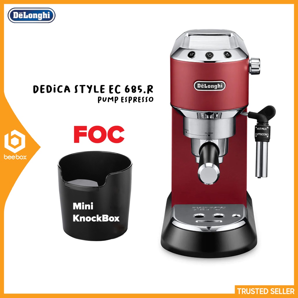 Delonghi Dedica Manual Coffee Machine Espresso Maker with Milk Frother