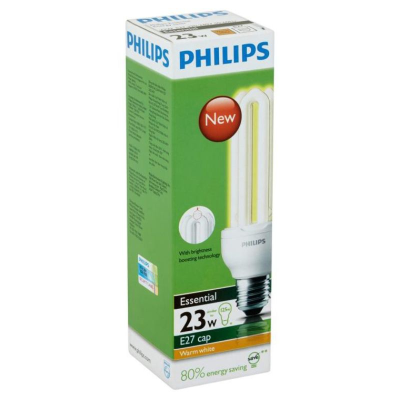 Philips Panasonic Energy Saving 3u Bulb E27 Lamp 8w 18w 23w Yellow Shopee Malaysia 