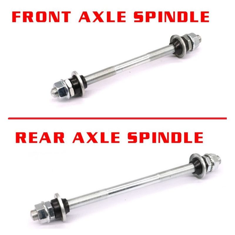 Bicycle Wheel Hub Axle Spindle Shaft Front Rear / Shaft Roda Basikal ...