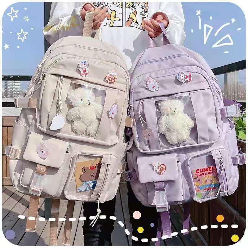 Korean backpack clearance shopee