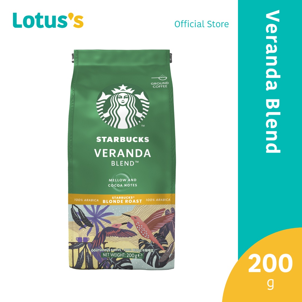 Starbucks Veranda Blend Blonde Roast Ground Coffee 200g Shopee Malaysia