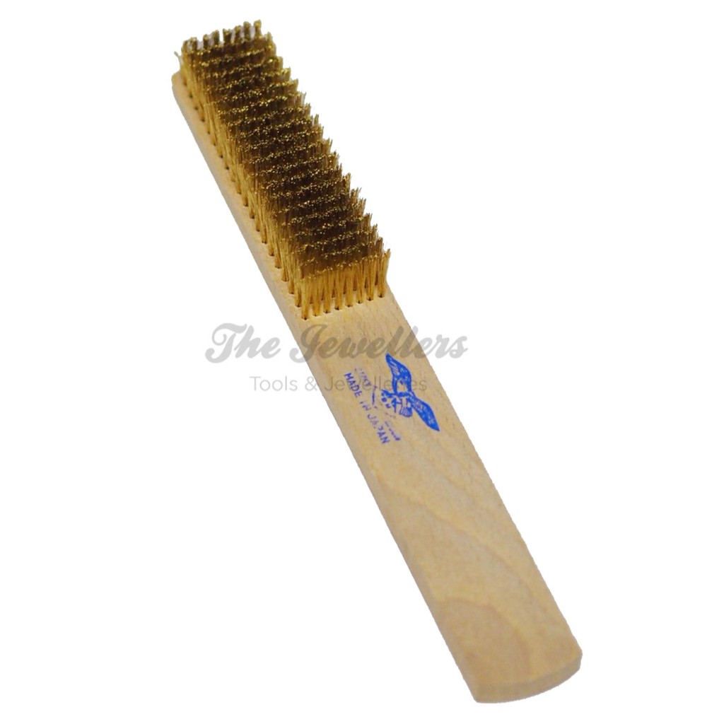 EAGLE SOFT BRASS WIRE BRUSH / BERUS DAWAI TEMBAGA LEMBUT (MADE IN JAPAN)